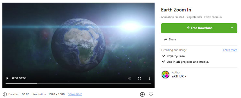 Videvo telechargement contenu gratuit libre de droit