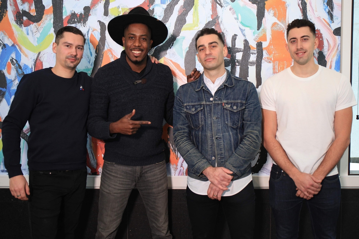 Les instigateurs du projet de cuisine pop-up CINQUIÈME VAGUE.