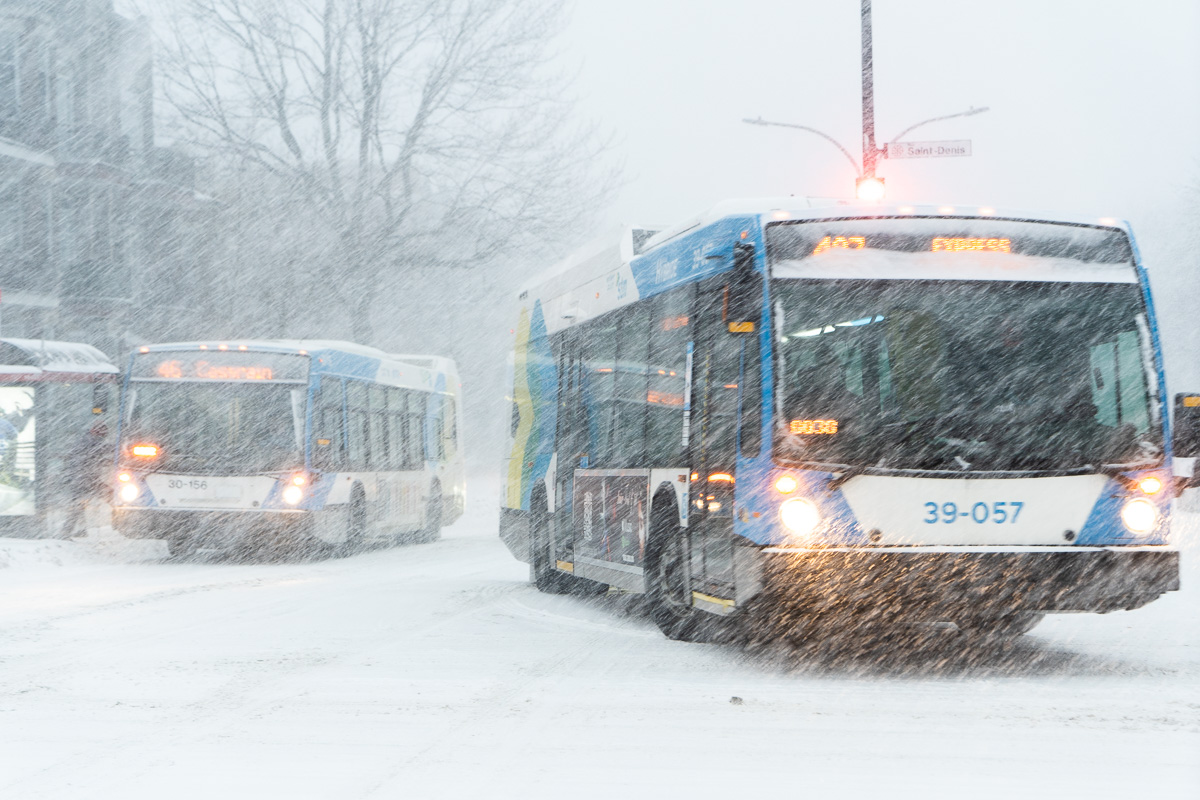 Il faisait froid comme au mois janvier en début de semaine à Montréal