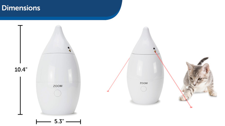 chat laser rotatif automatique amuser animal