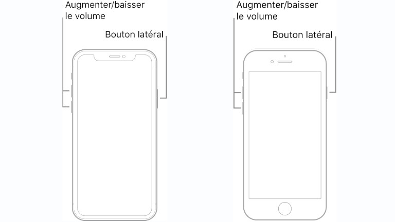 Forcer red&eacute;marrrage iPhone X 8 