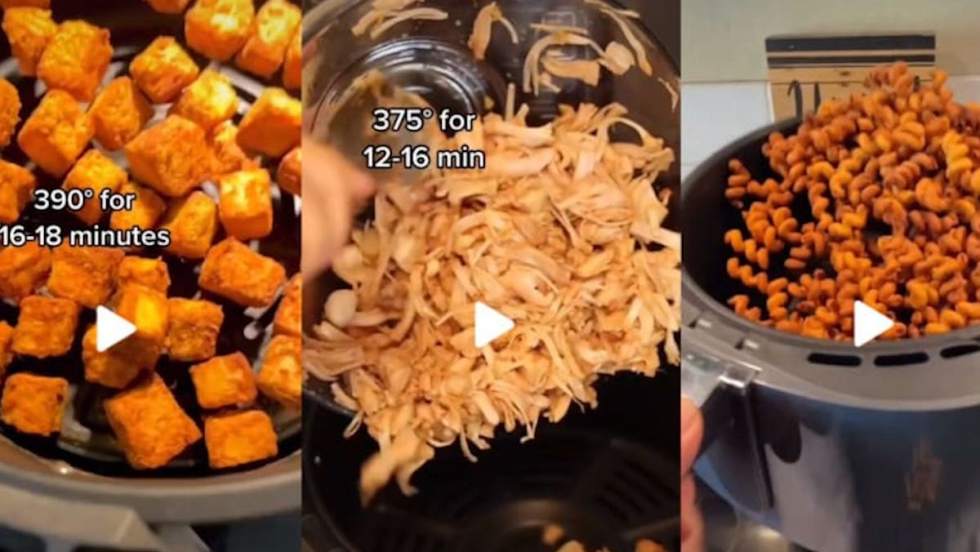 Des recettes faites à la friteuse à air tirées de TikTok