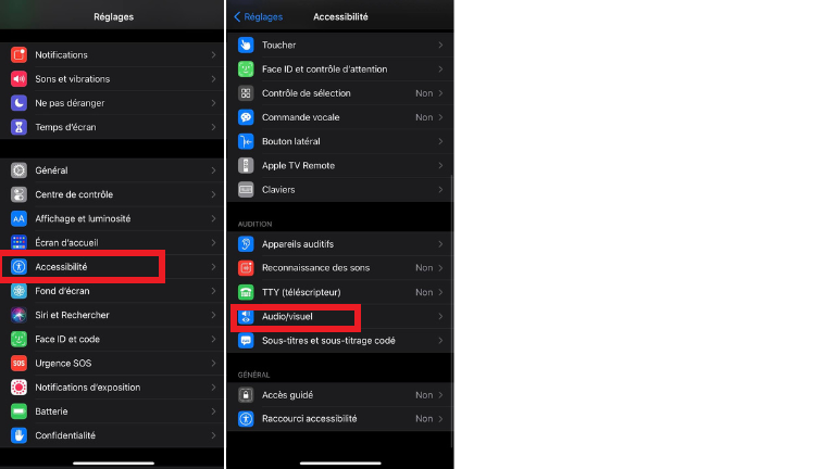 comment t&eacute;l&eacute;charger sons blancs sur iPhone iOS 15