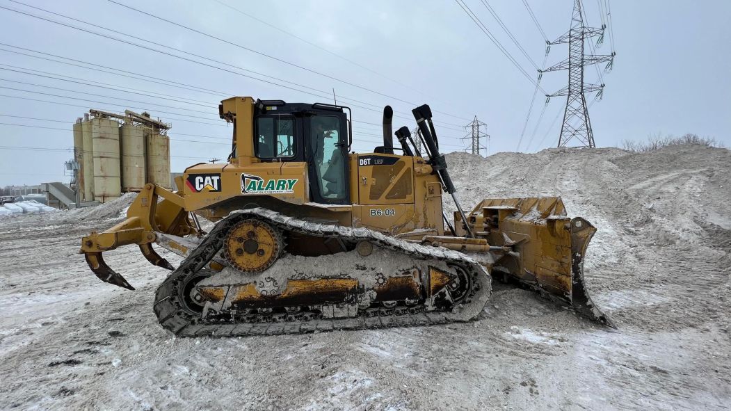 Sur la route du déneigement à Saint-Léonard