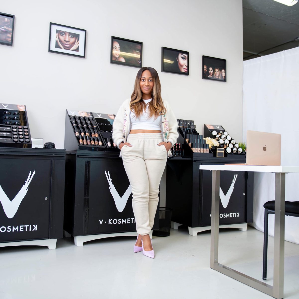 Vickie Joseph, PDG et co-fondatrice de V Kosmetik.