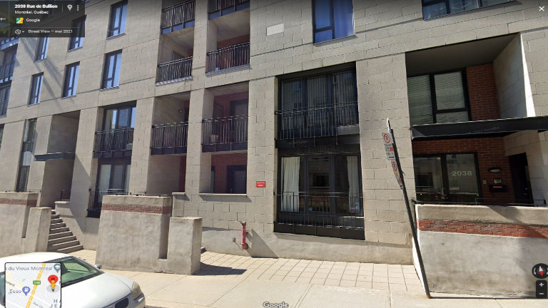 Google Street View appartement &agrave; louer en ligne affiche