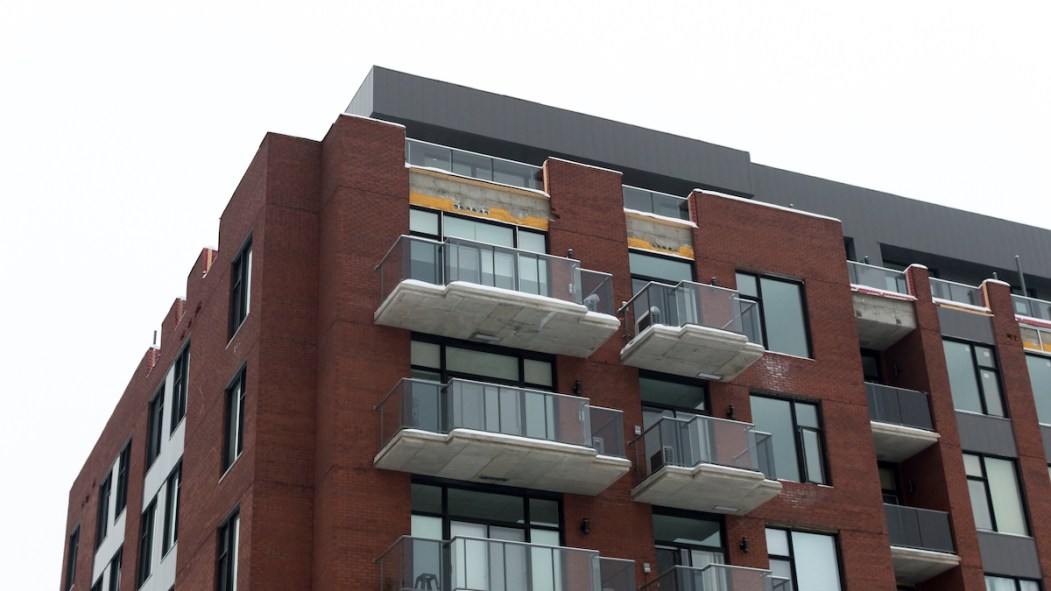 Un bloc appartement à Montréal