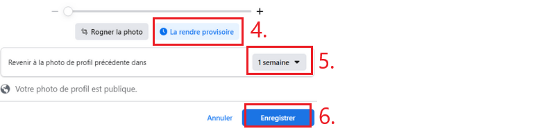 comment ajouter photo profil Facebook provisoire ordinateur