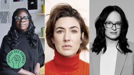 Eunice Bélidor, Karine Gonthier-Hyndman et Chris Bergeron