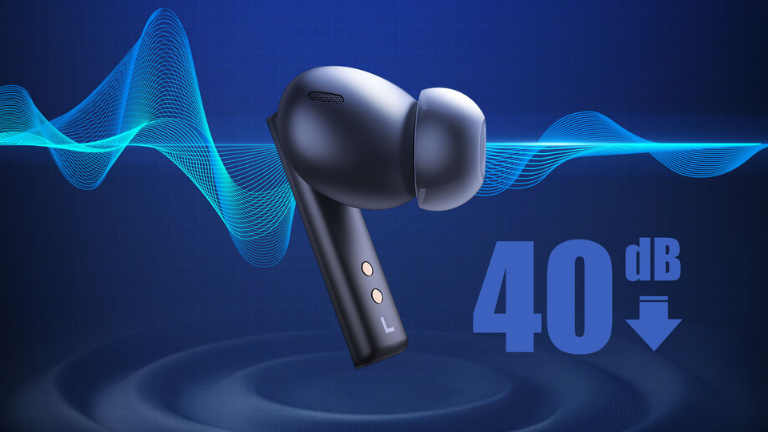 EarFun Air Pro SV suppression active bruit hybride QuietSmart 40db