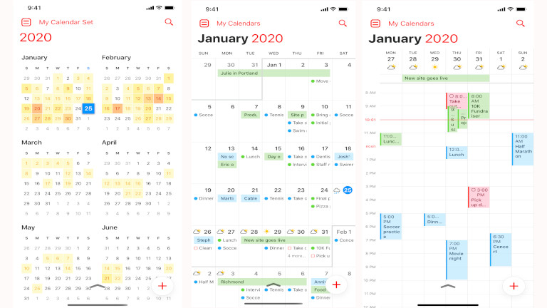 application Fantastical calendrier vue téléphone ios iphone flexibits
