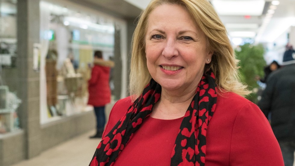 Christine St-Pierre, députée de la circonscription de L'Acadie