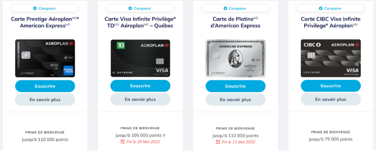 comparer cartes cr&eacute;dit pour plus informations