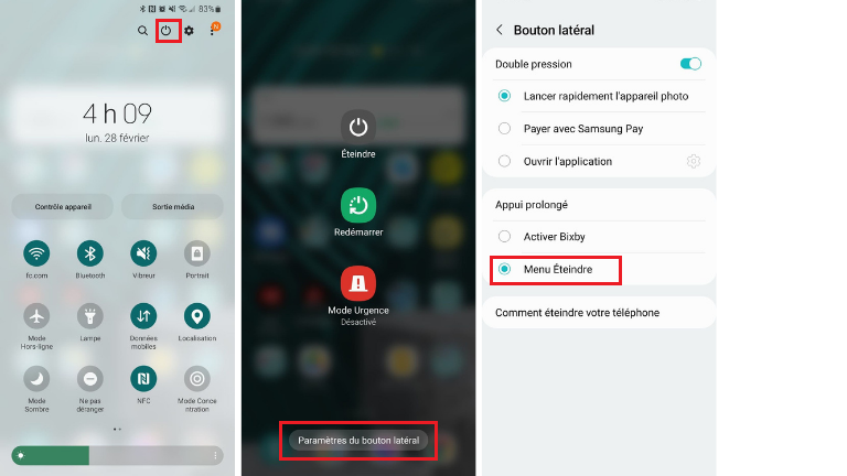 d&eacute;sactiver Bixby bouton lat&eacute;ral Samsung Galaxy