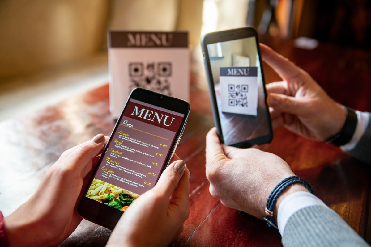 Menu numérique restaurant