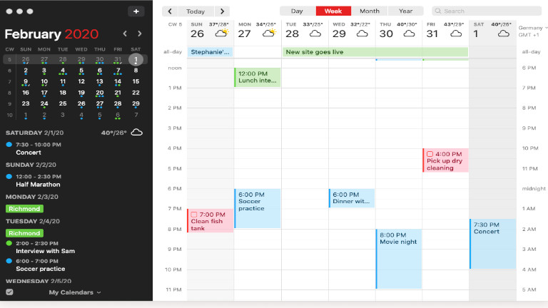 ordinateur mac apple ios application fantastical calendrier flexibits