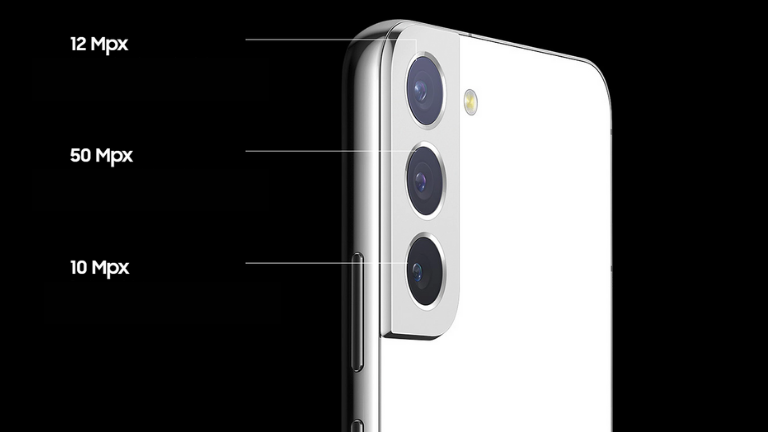 Samsung Galaxy S22 trois lentilles appareil photo