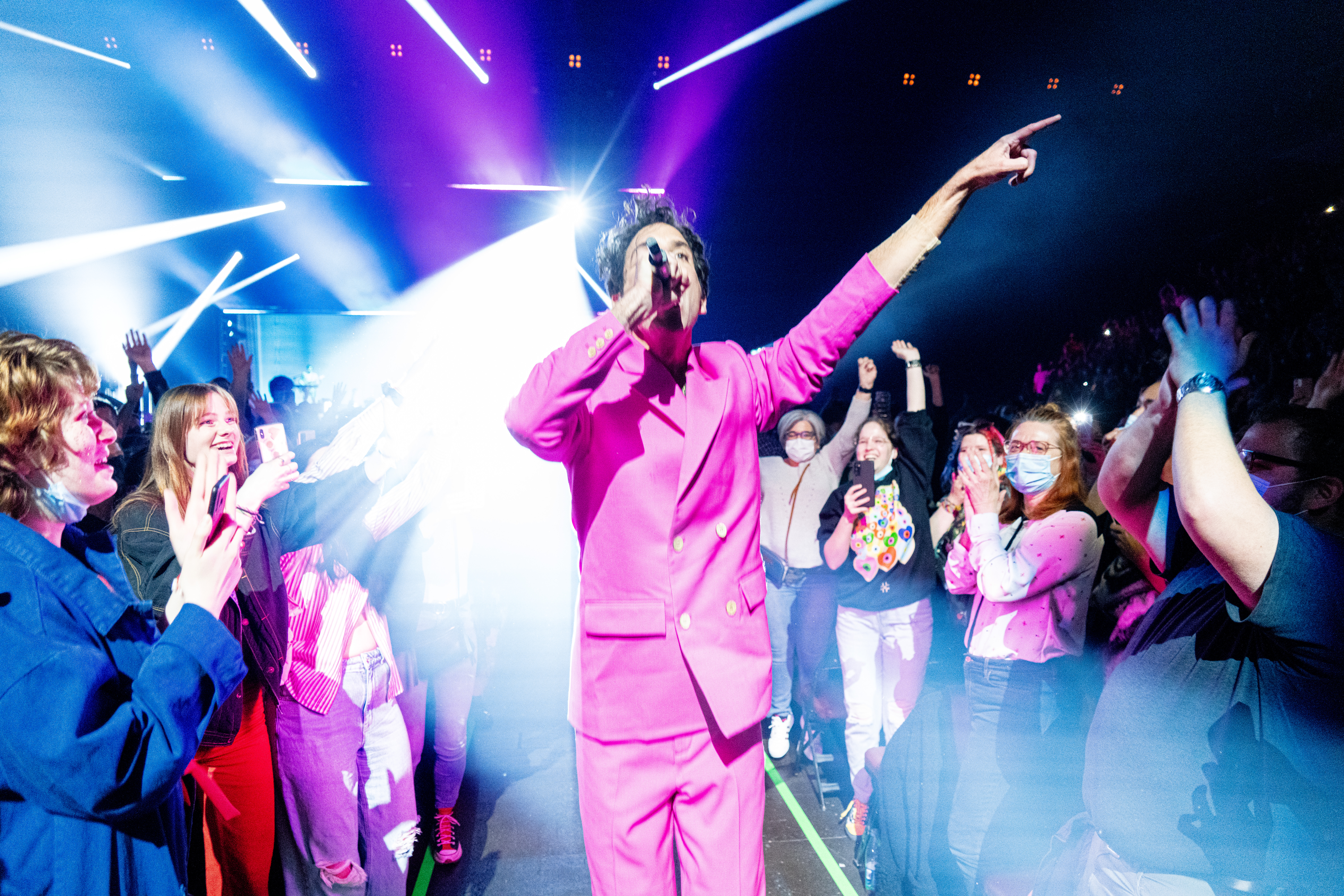 Mika lors de son spectacle au Centre Bell, le lundi 25 avril 2022