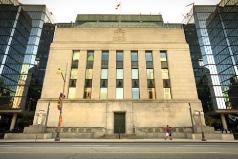 L'édifice abritant la Banque du Canada