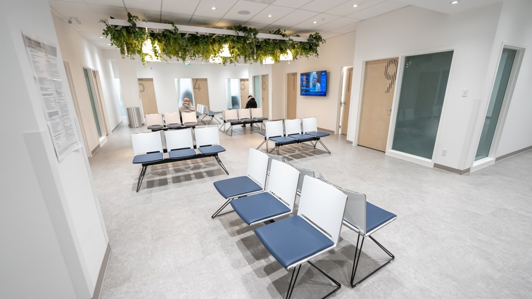 L'intérieur de la clinique médicale Mieux-Être de Saint-Laurent