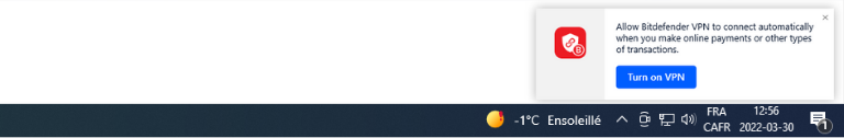 aper&ccedil;u notifications Bitdefender autopilot suggestions protection