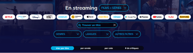 aper&ccedil;u outils recherche divers crit&egrave;res vari&eacute;s