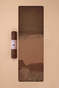 Tapis de yoga en li&egrave;ge Rose Buddha