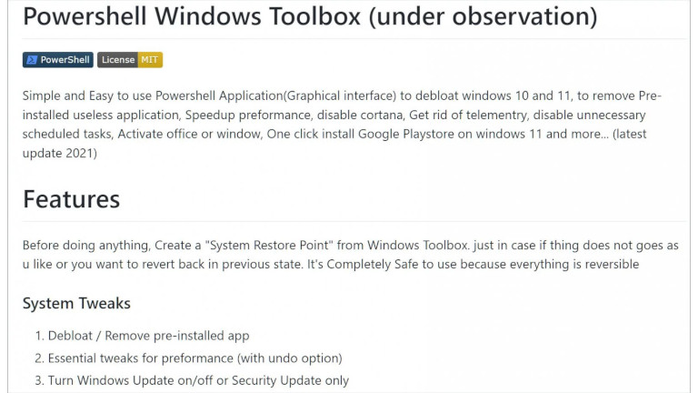 Windows Toolbox virus GitHub
