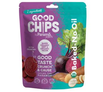 Good Chips – Croustilles de betterave et yacon biologiques