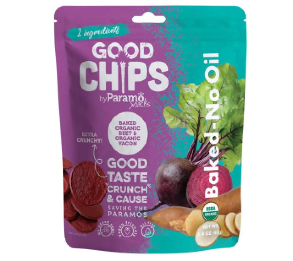 Good Chips – Croustilles de betterave et yacon biologiques