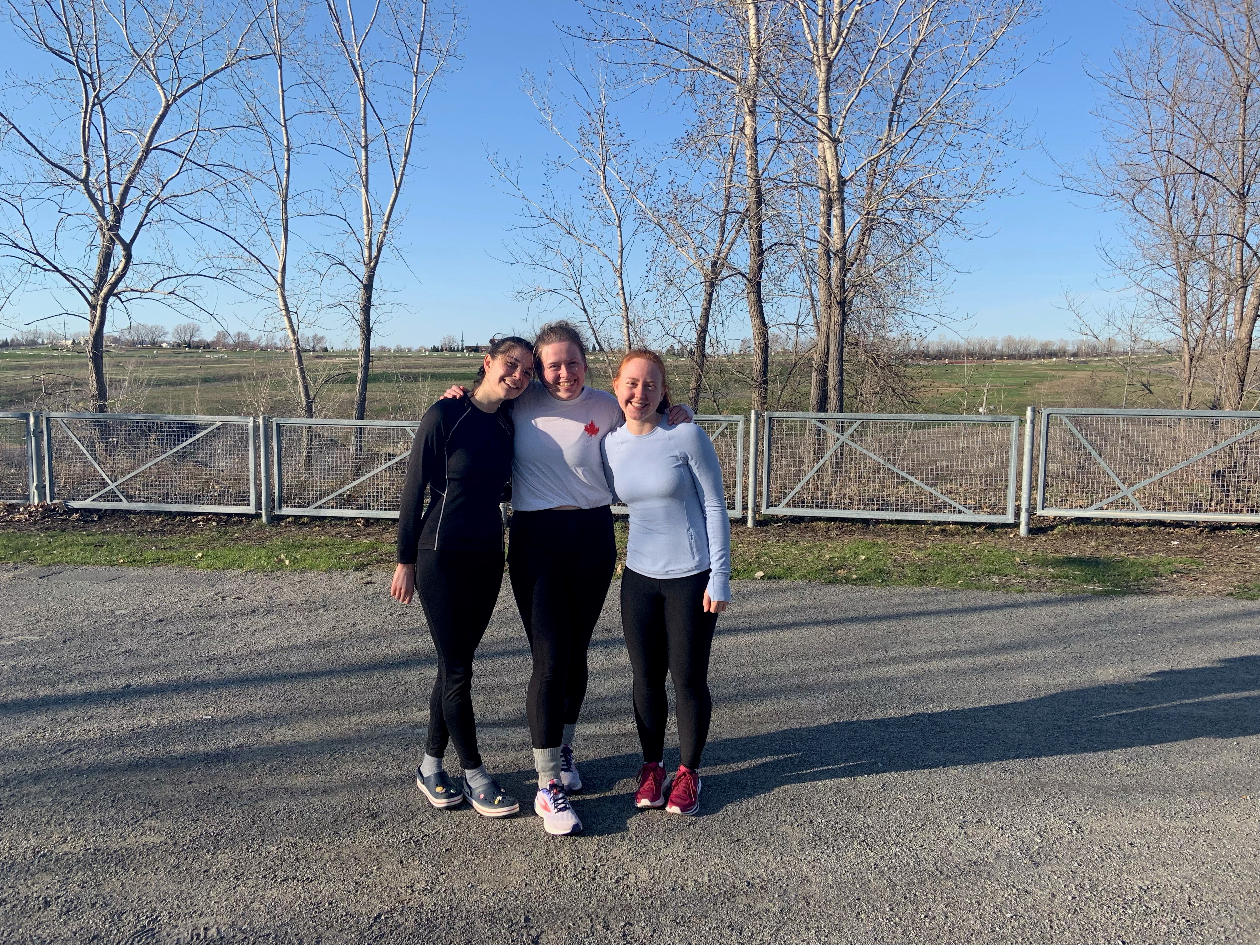 Les trois amies ont parcouru plus de 1000 km pour récolter des fonds destinés à Égale Action.