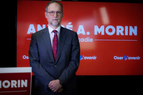 Le candidat libéral dans L'Acadie, André Albert Morin.