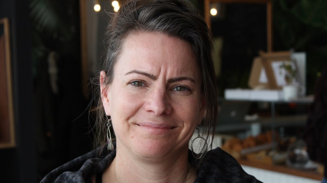 Marie-Eve Rancourt, candidate de QS dans la circonscription de Camille-Laurin.