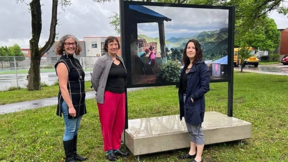 Norac Golic et Caroline Hayeur et la commissaire Mathilde Forest.