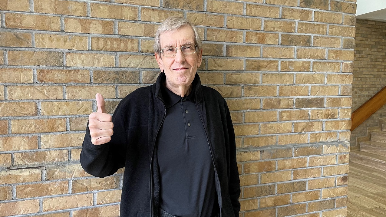 Le bénévole Jacques Levasseur