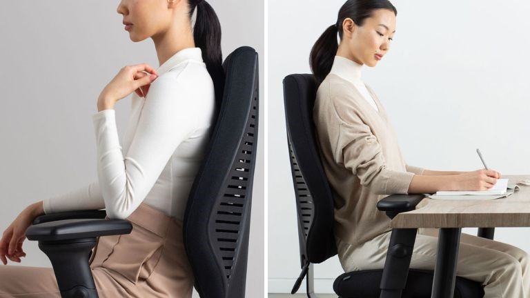 chaise bureau Aircentric 3 posture optimale ergonomique dos accoudoirs