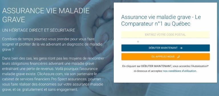 clic assure demande soumission facile utilisation
