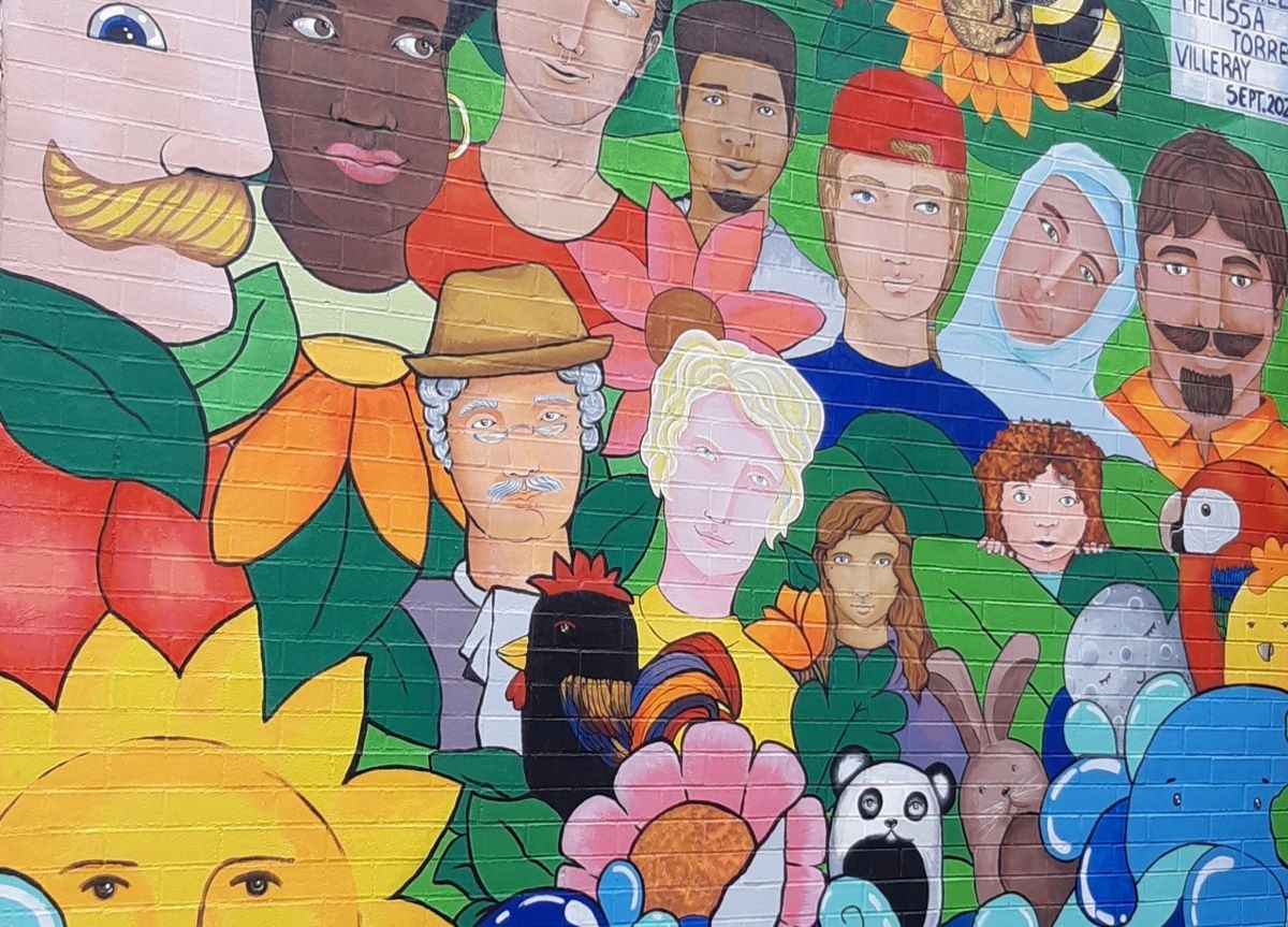 Une murale réalisée par VIlleray dans l'Est.