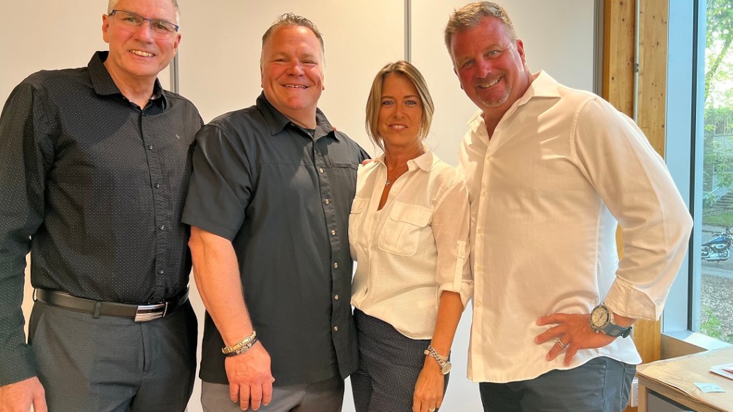 Carl Tremblay, Pierre Allard, Nancy Wiseman et Yan Léveillé.