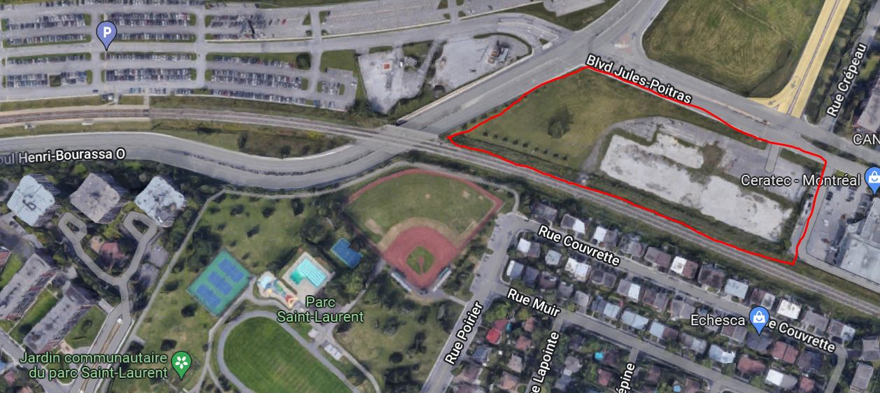 Les nouvelles installations seront situées à l'angle des boulevards Henri-Bourassa et Jules-Poitras.