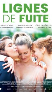 L'affiche du film "Lignes de fuite", avec Mariana Mazza, L&eacute;ane Labr&egrave;che-Dor et Catherine Chabot