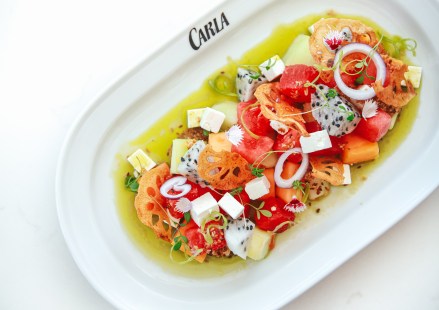 Melon Feta &agrave; la terrasse Carla &agrave; Montr&eacute;al