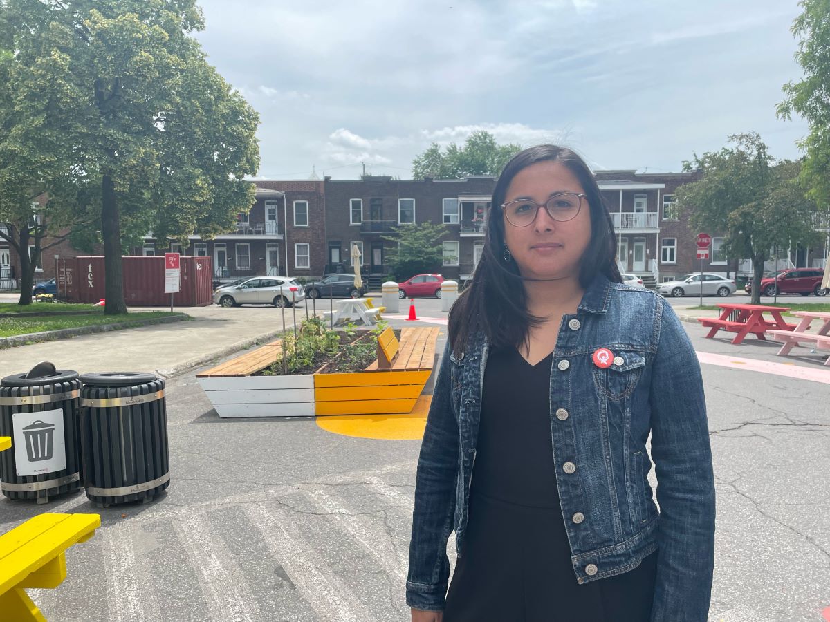 Alejandra Zaga Mendez, candidate dans Verdun pour Québec solidaire.