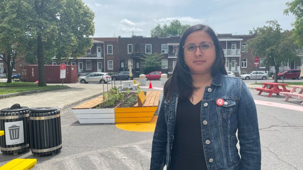 Alejandra Zaga Mendez, candidate dans Verdun pour Québec solidaire.