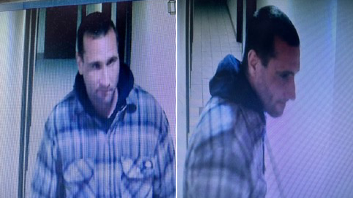 Une photo de face et une photo de profil d'un suspect recherché pour le septième meurtre commis à Montréal en 2022