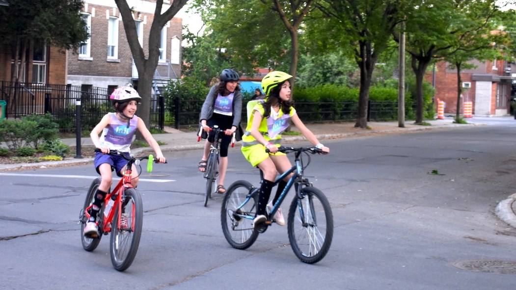 Cyclistes du Tour la Nuit