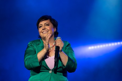 Ariane Moffatt, ici en prestation aux Francos de Montr&eacute;al 2022