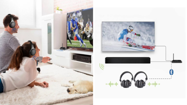 emetteur recepteur Bluetooth television barre de son