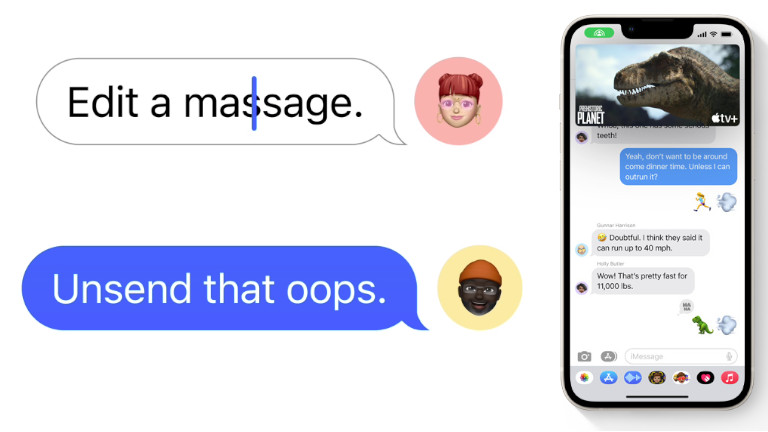 iOS 16 nouveaut&eacute;s Messages