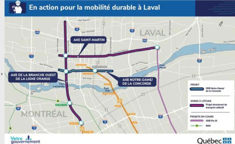 Les trois projets structurant proposés par le gouvernement.